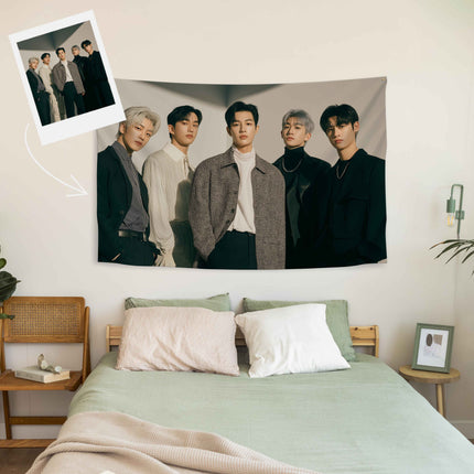 Wall decoration tapestry with your photo