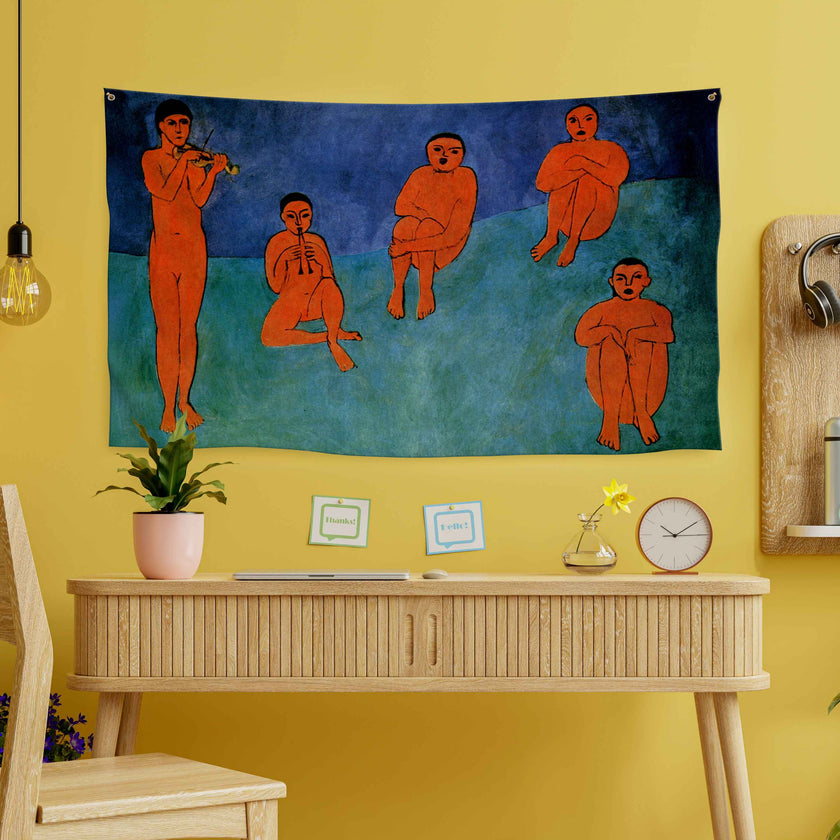 Sienos dekoracija gobelenas Henri Matisse „Music
