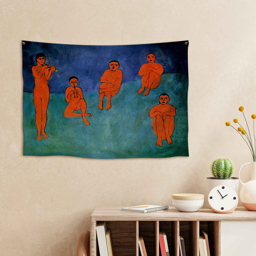 Sienos dekoracija gobelenas Henri Matisse „Music