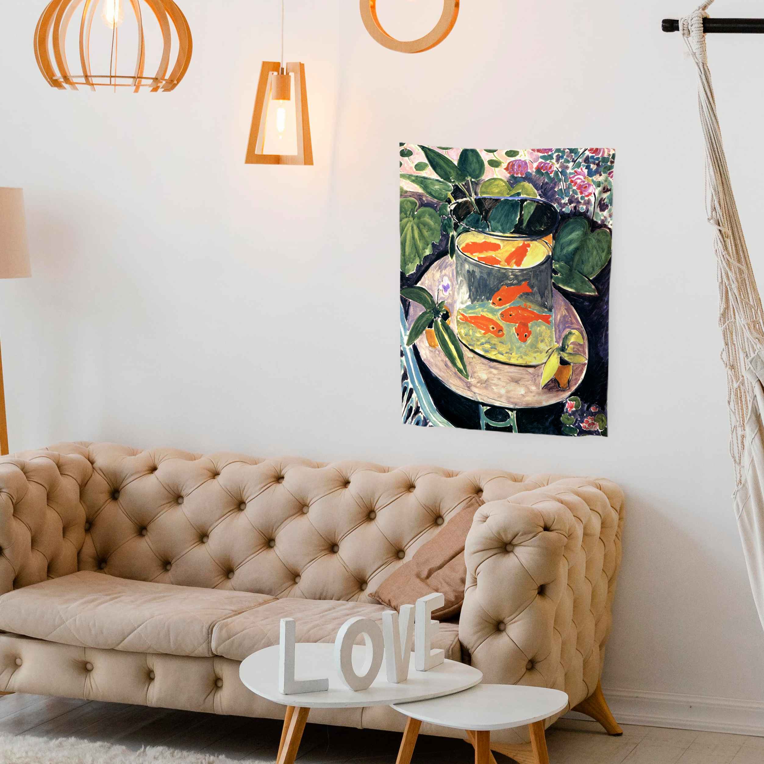 Wall decoration tapestry MK Čiurlionis 