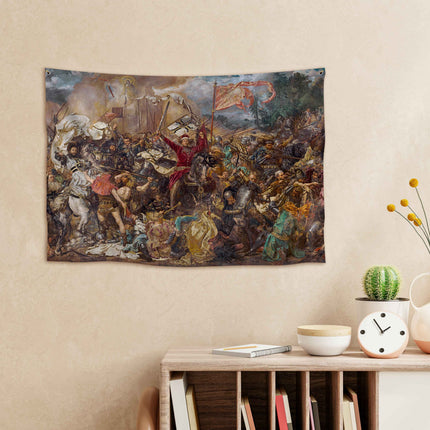 Sienos dekoracija gobelenas Jan Matejko „Žalgirio mūšis“