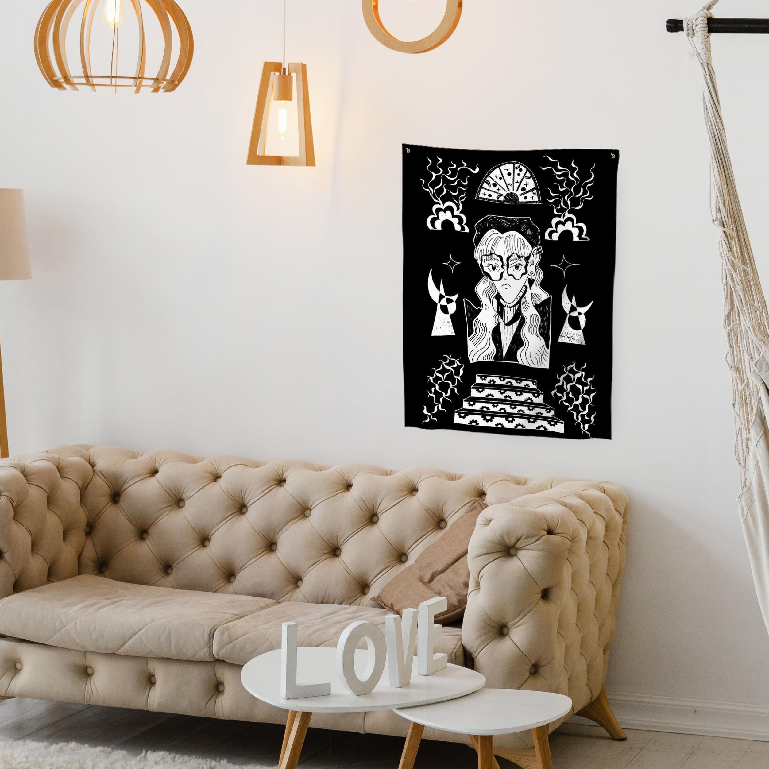 Wall decoration tapestry Flustas Jower 