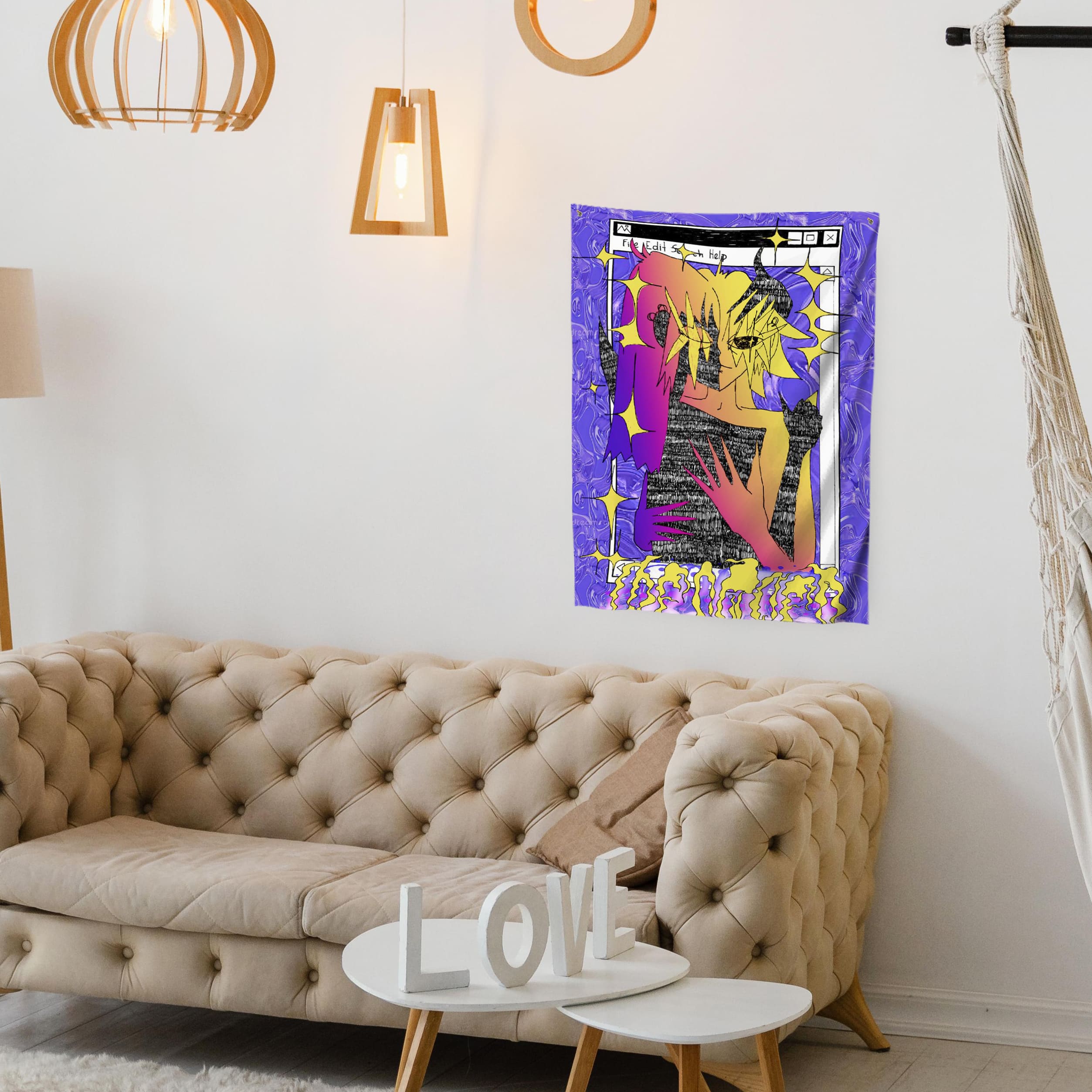 Wall decoration tapestry Flustas Jower 