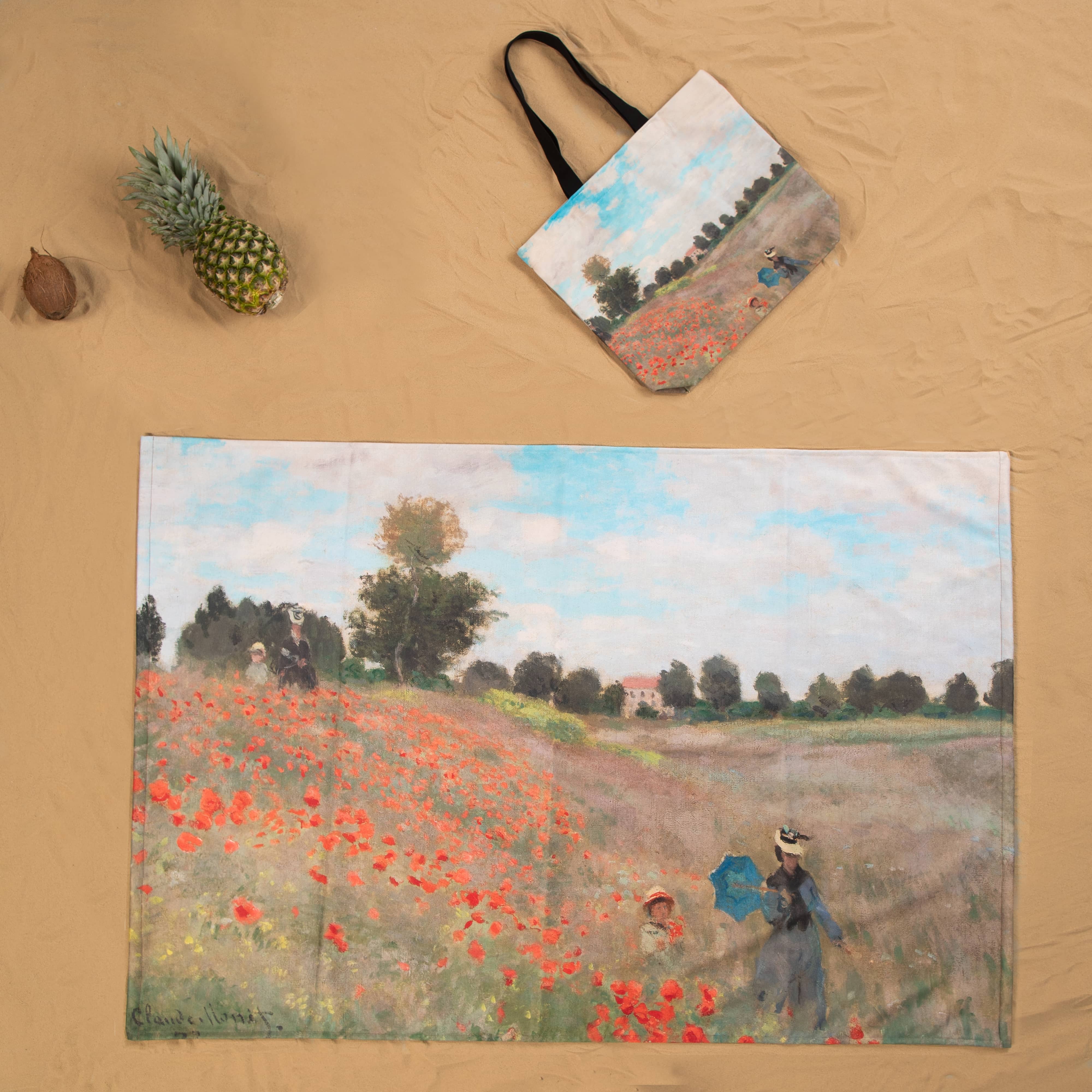 Rankšluostis Claude Monet „The Poppy Field"