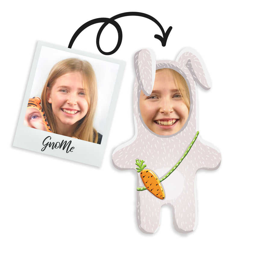 Gnome cushion with your photo 