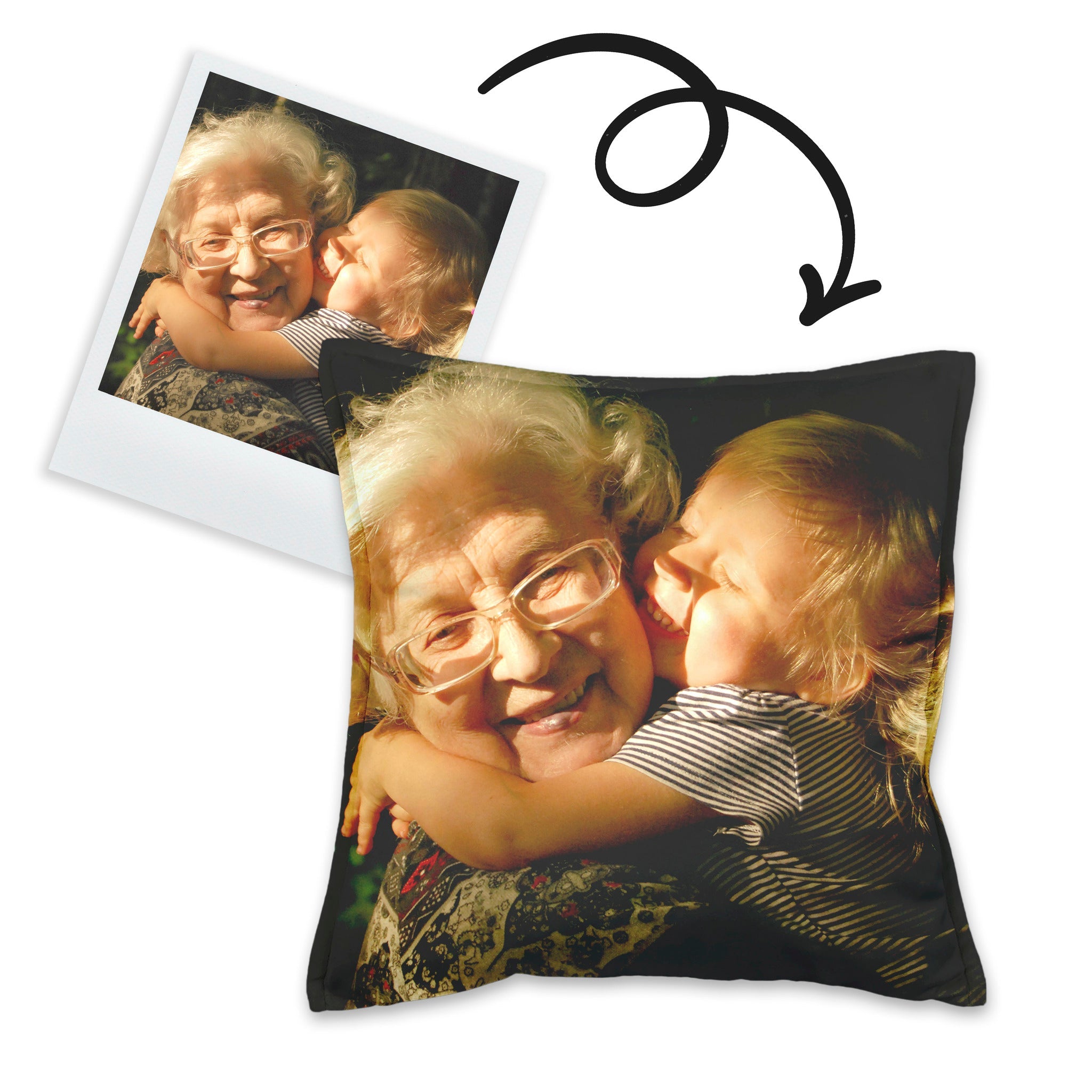 Decorative cushion with your photo.
