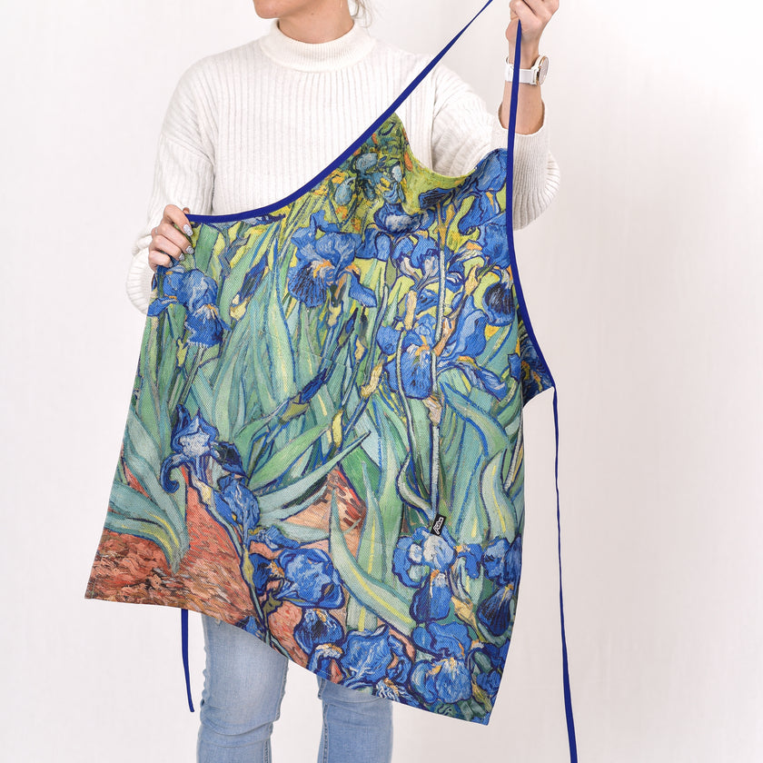 Prijuostė iš perdirbto audinio Vincent van Gogh „Irises