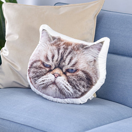 Pillow with a photo of a pet's face
