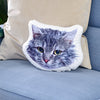 Pillow with a photo of a pet's face