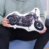 Pillow with a photo of your motorcycle
