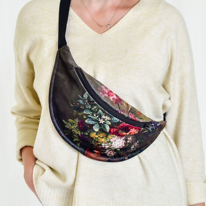 Juosmens rankinė Gregorius van Os „Still Life with flowers in a Greek vase