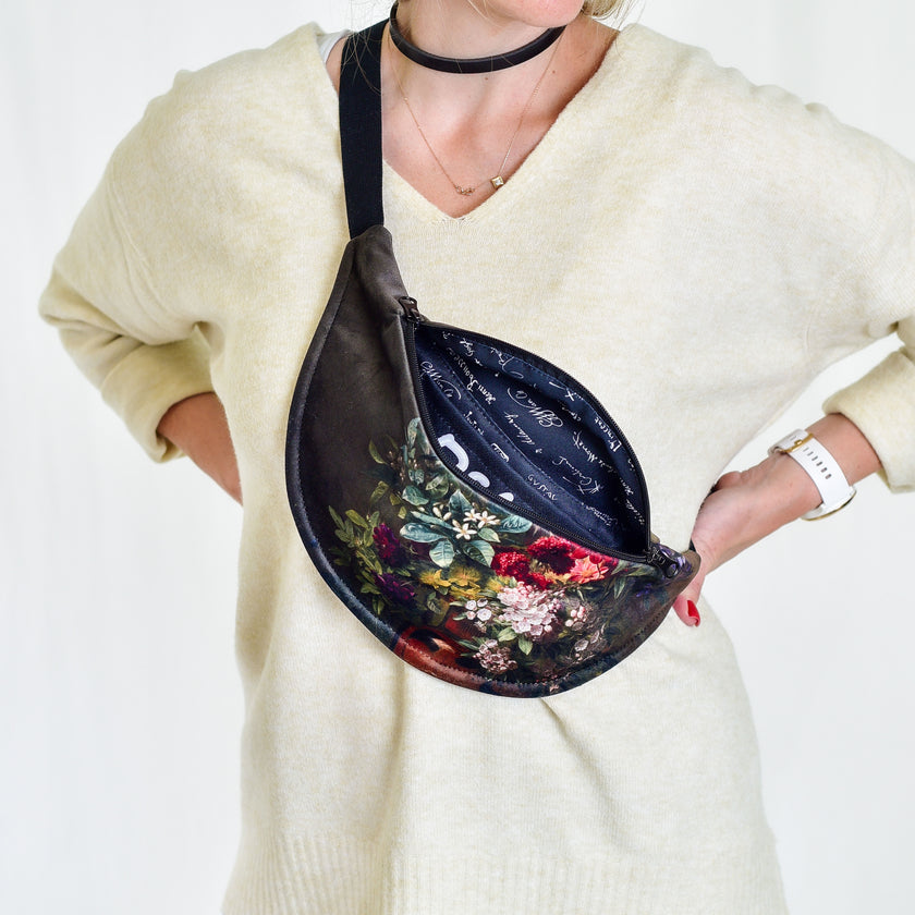 Juosmens rankinė Gregorius van Os „Still Life with flowers in a Greek vase