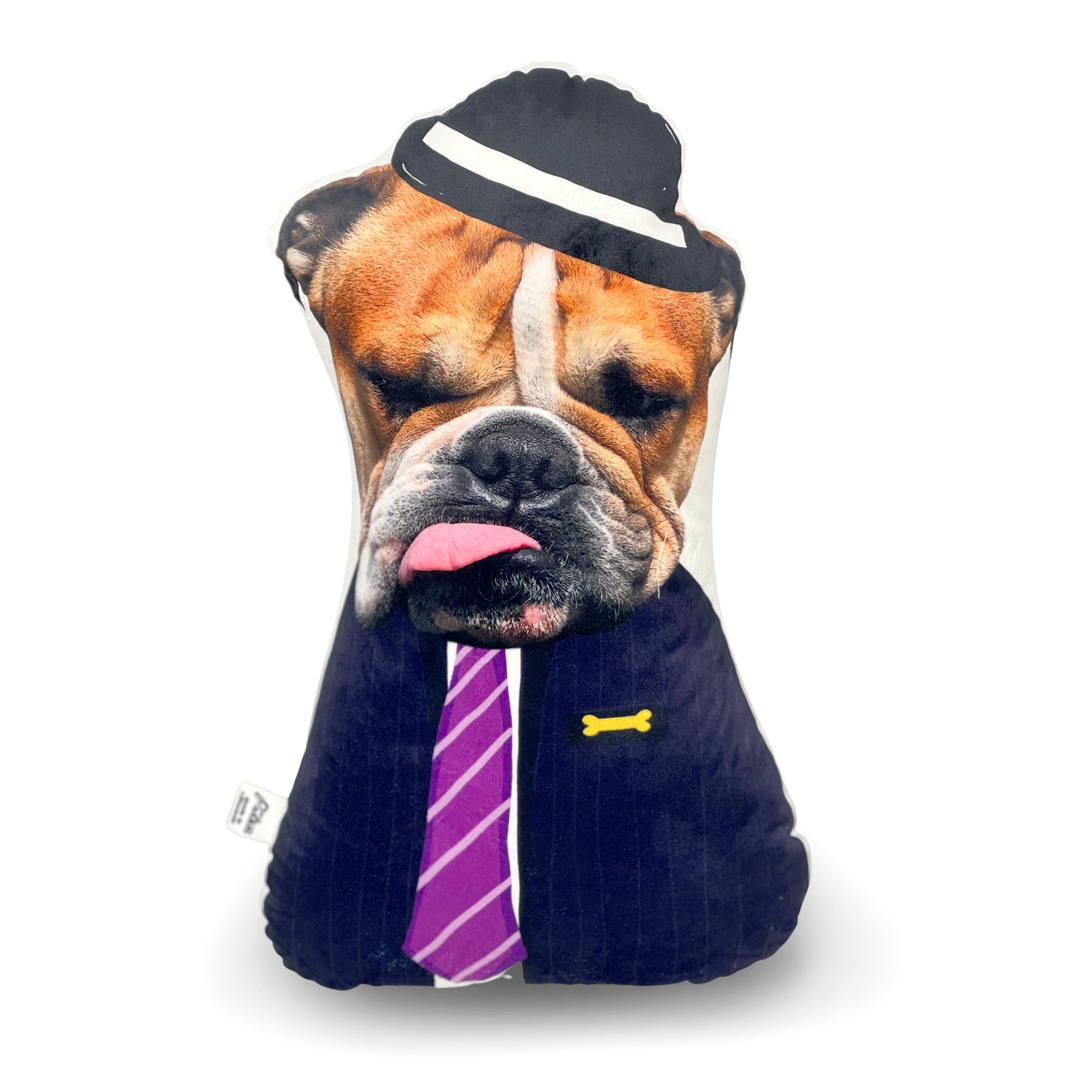 GnoMe cushion with pet photo "Businessman"