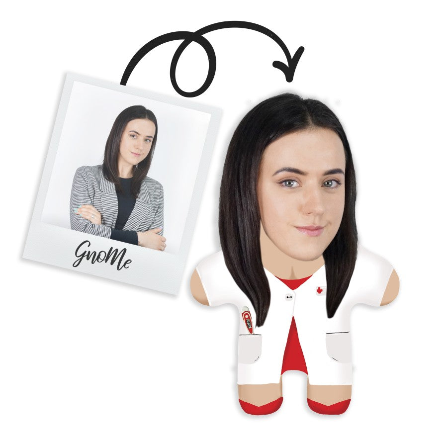 Gnome cushion with your photo 