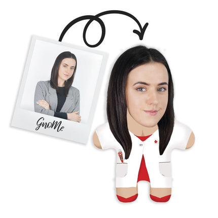 Gnome cushion with your photo 