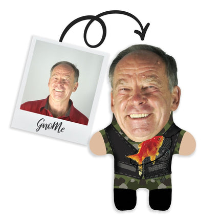 Gnome cushion with your photo 
