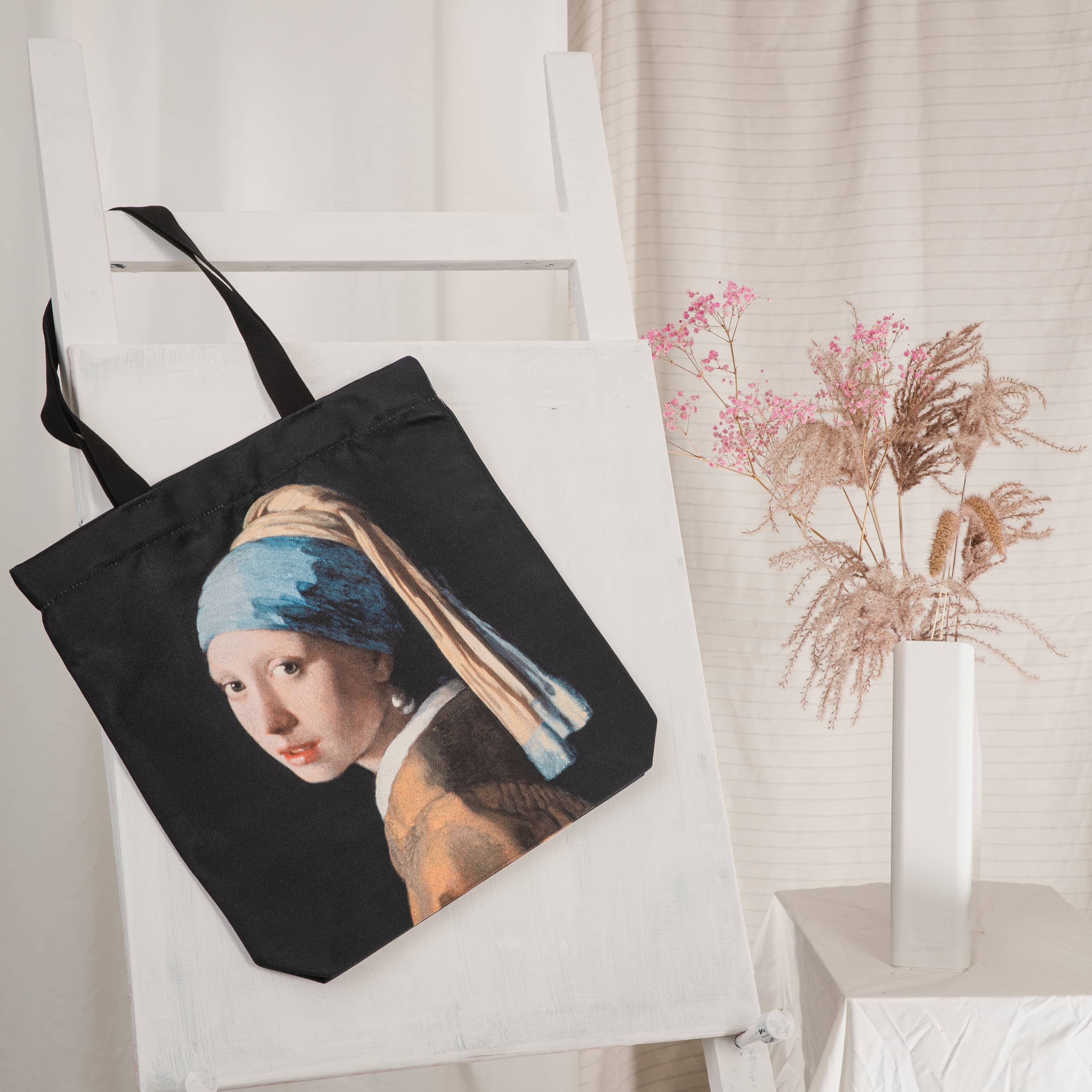 Pirkinių krepšys Johannes Vermeer "Girl with a Pearl Earring"