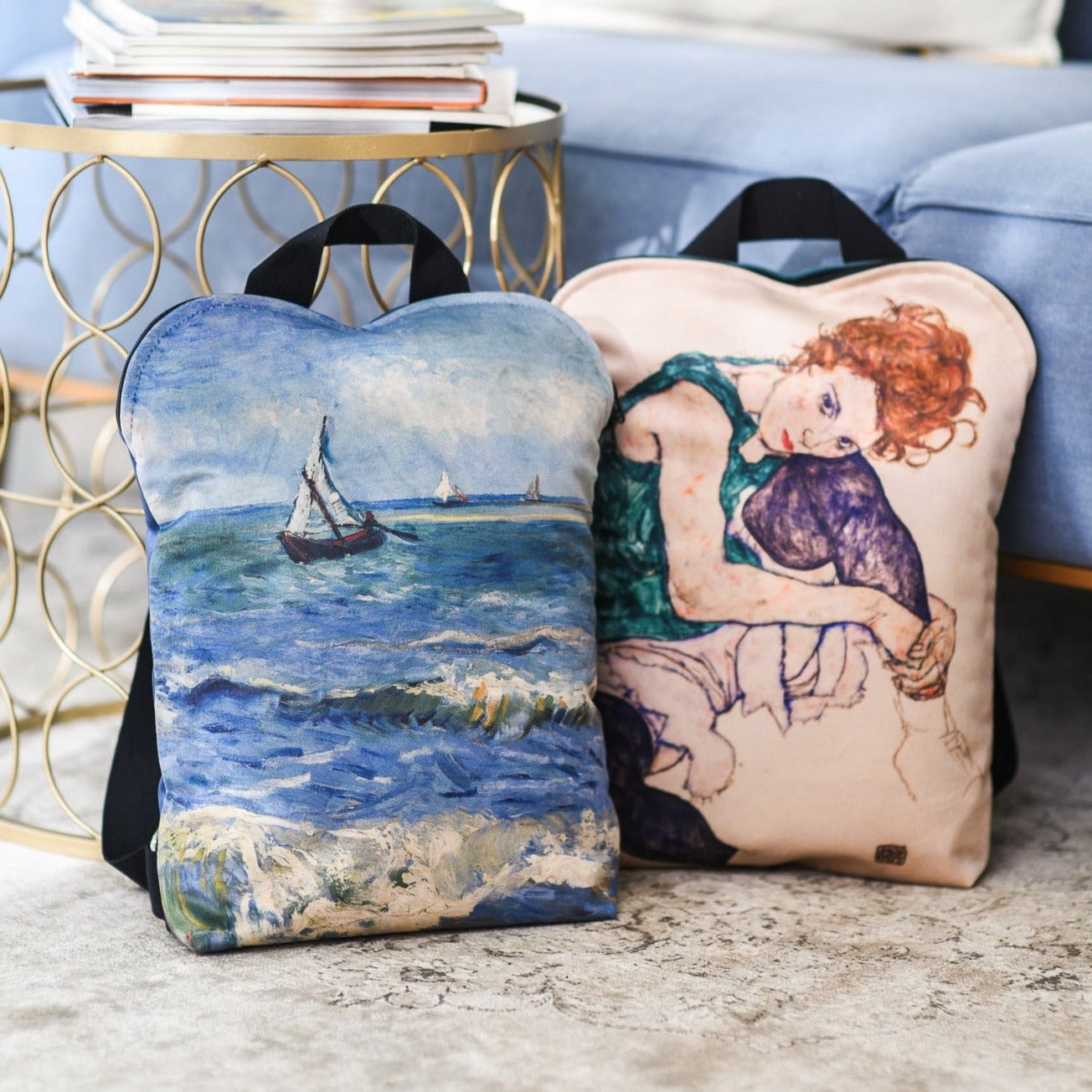 Backpack Vincent van Gogh "The Sea at Les Saintes-Maries-de-la-Mer"