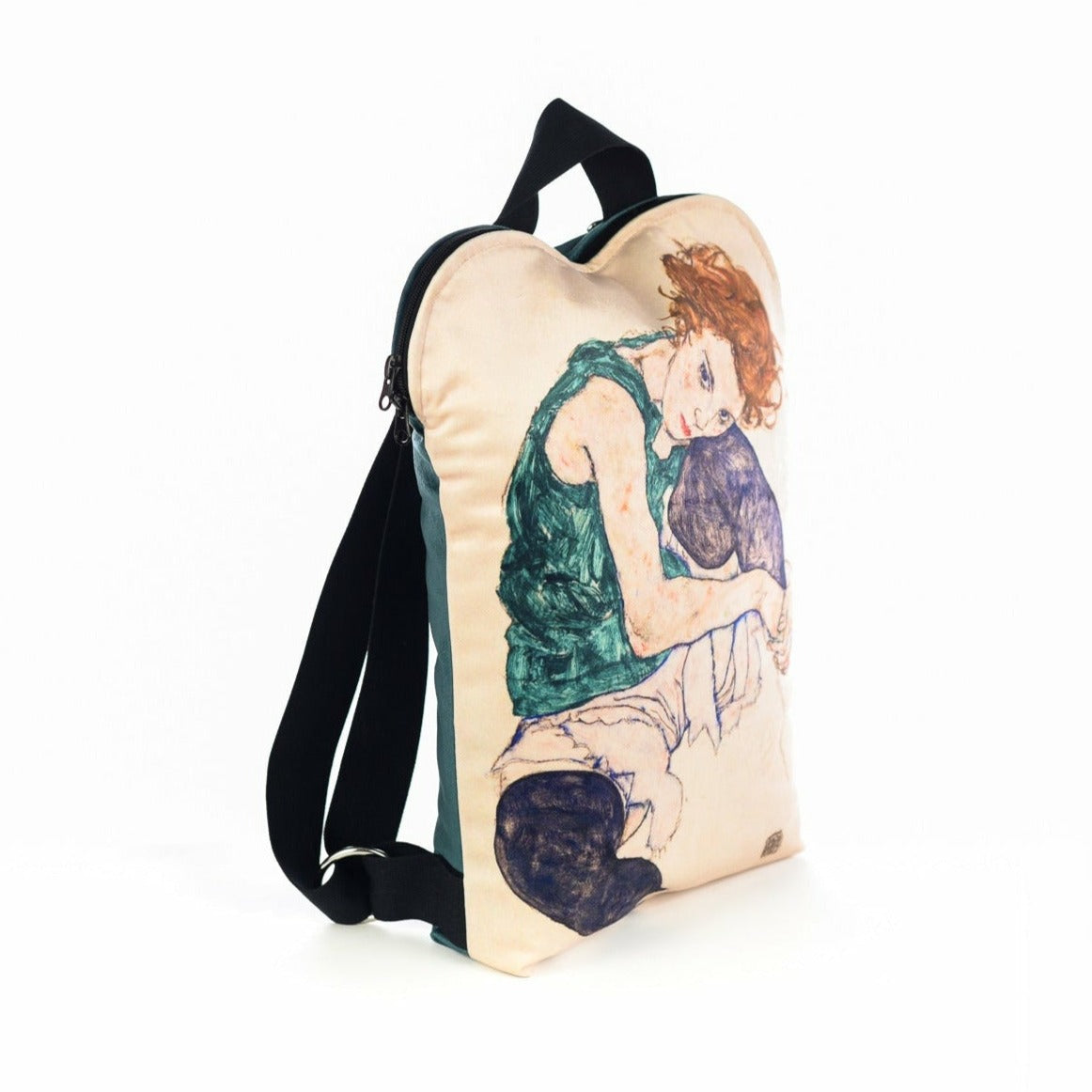Backpack Egon Schiele "Seated Woman with Legs Drawn Up"