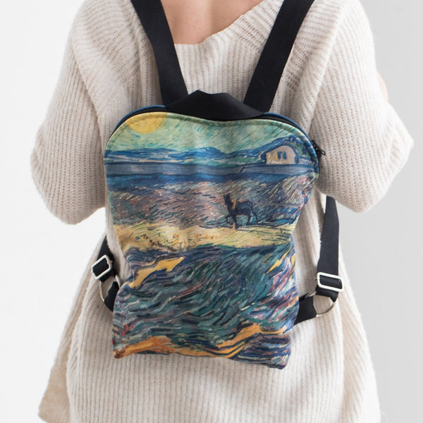 Backpack Vincent van Gogh "Field with Plowing Farmers"
