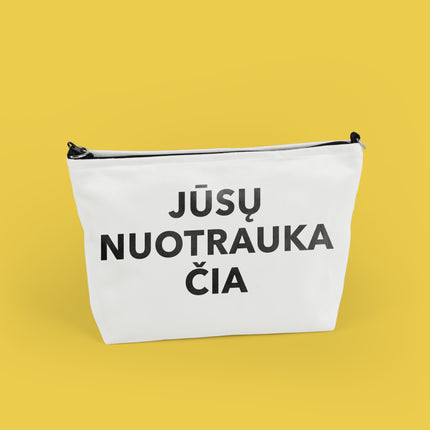 Cosmetic bag with your photo