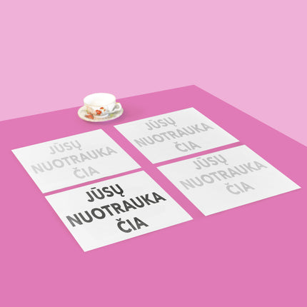 Placemats with your photo (6 pcs.)