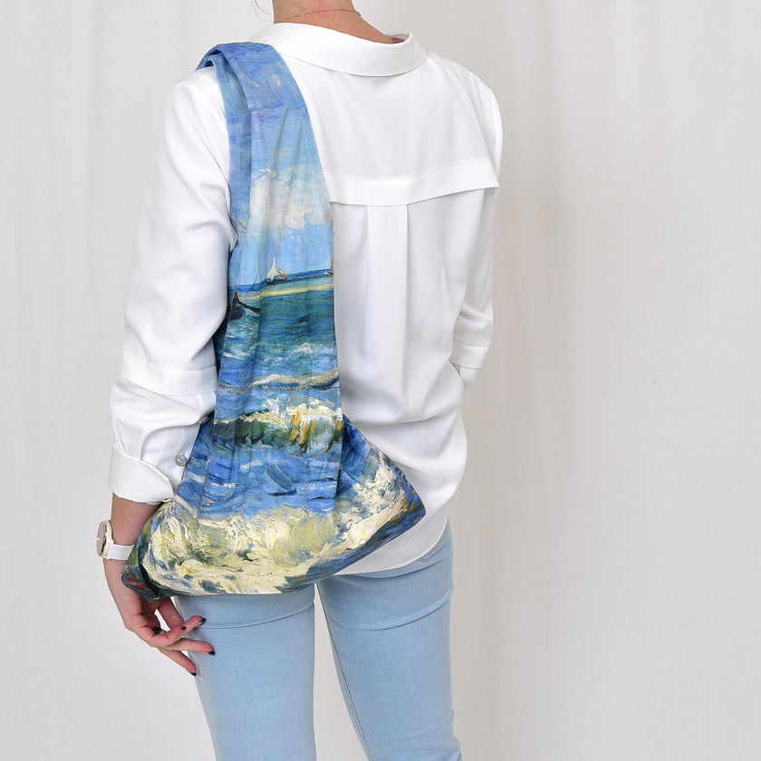 Gegužinis krepšys Vincent Van Gogh „The Sea At Les Saintes-Maries-De-La-Mer