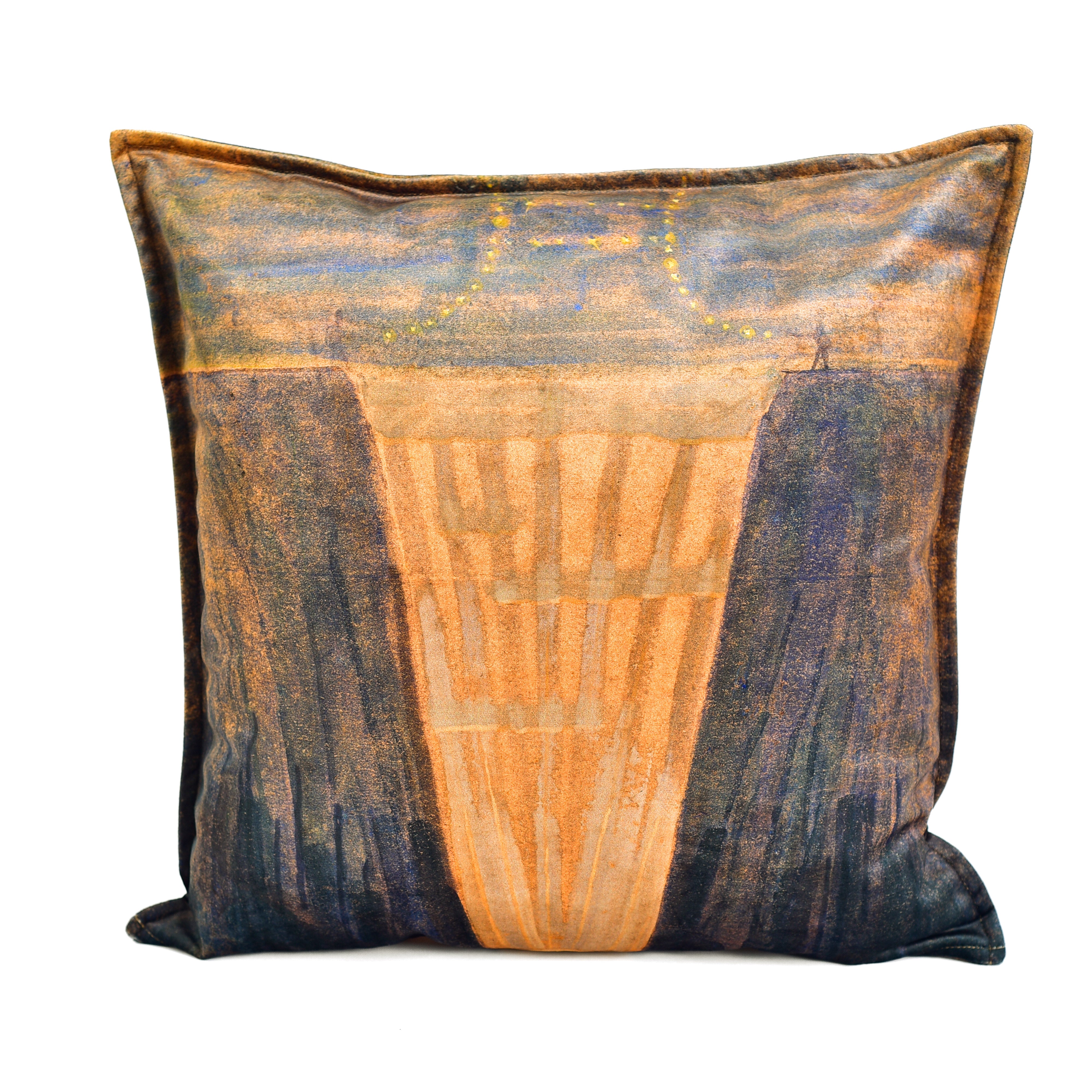 Dekoratyvinė pagalvėlė M. K. Čiurlionis "Saulė eina Dvynių ženklu"
