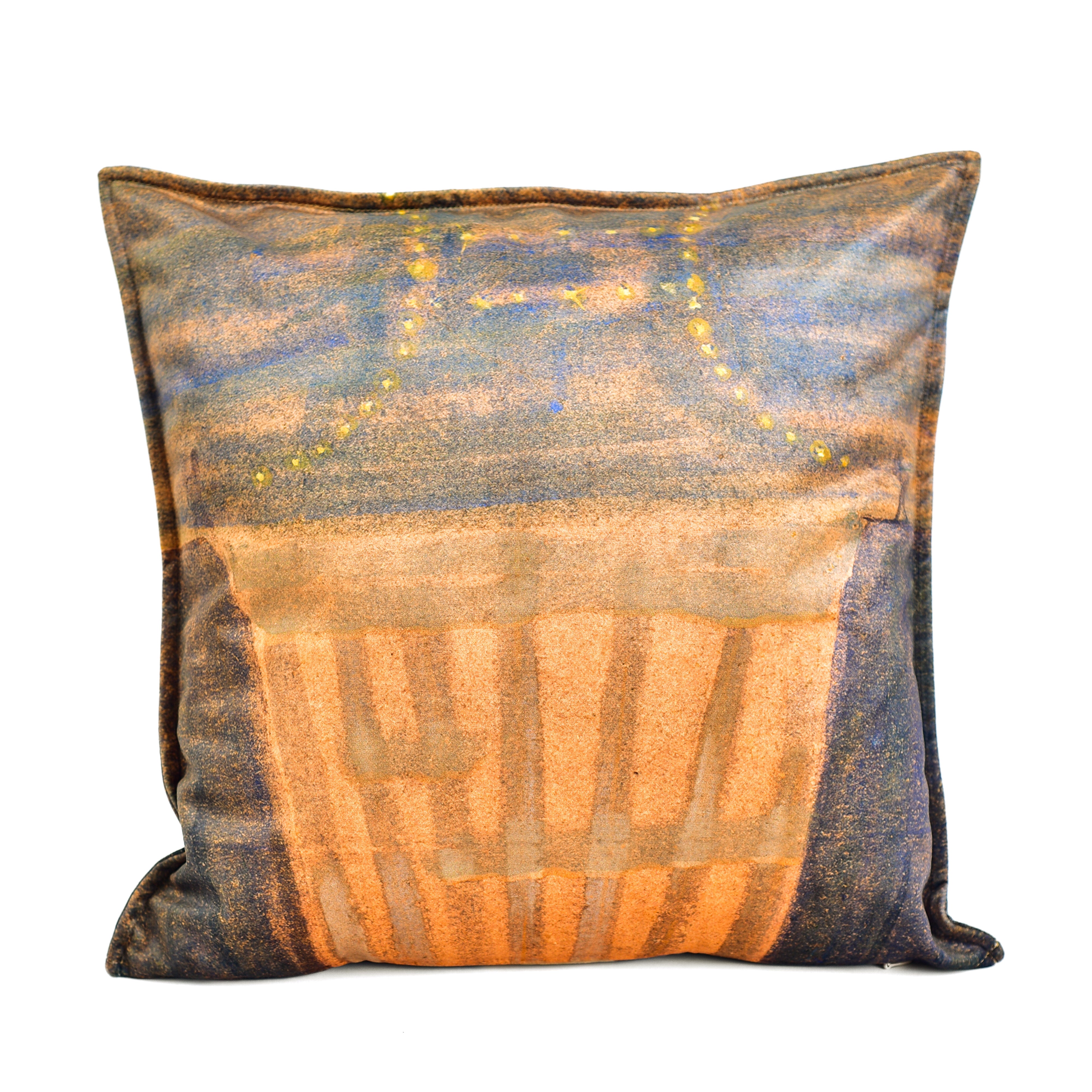 Decorative cushion M. K. Čiurlionis "The sun is under the sign of Gemini"