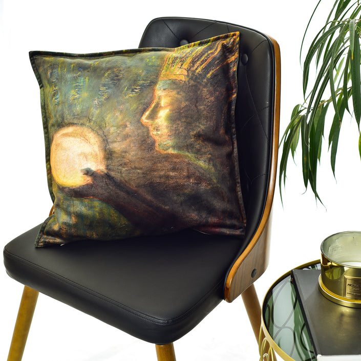 Dekoratyvinė pagalvėlė M. K. Čiurlionis „Bičiulystė