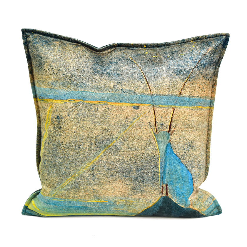 Dekoratyvinė pagalvėlė M. K. Čiurlionis „Saulė eina Ožiaragio ženklu