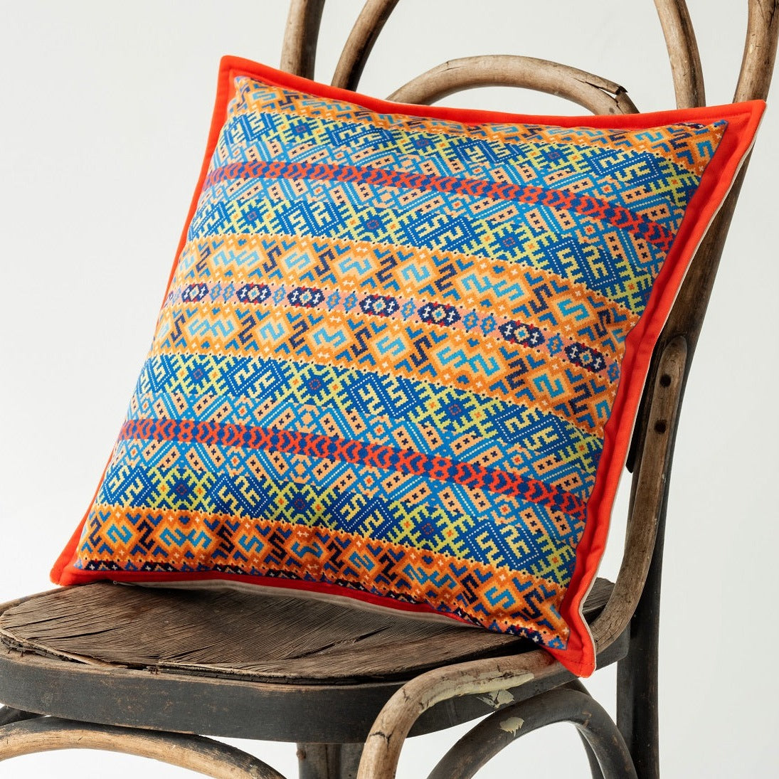 Decorative cushion River of Patterns 110B