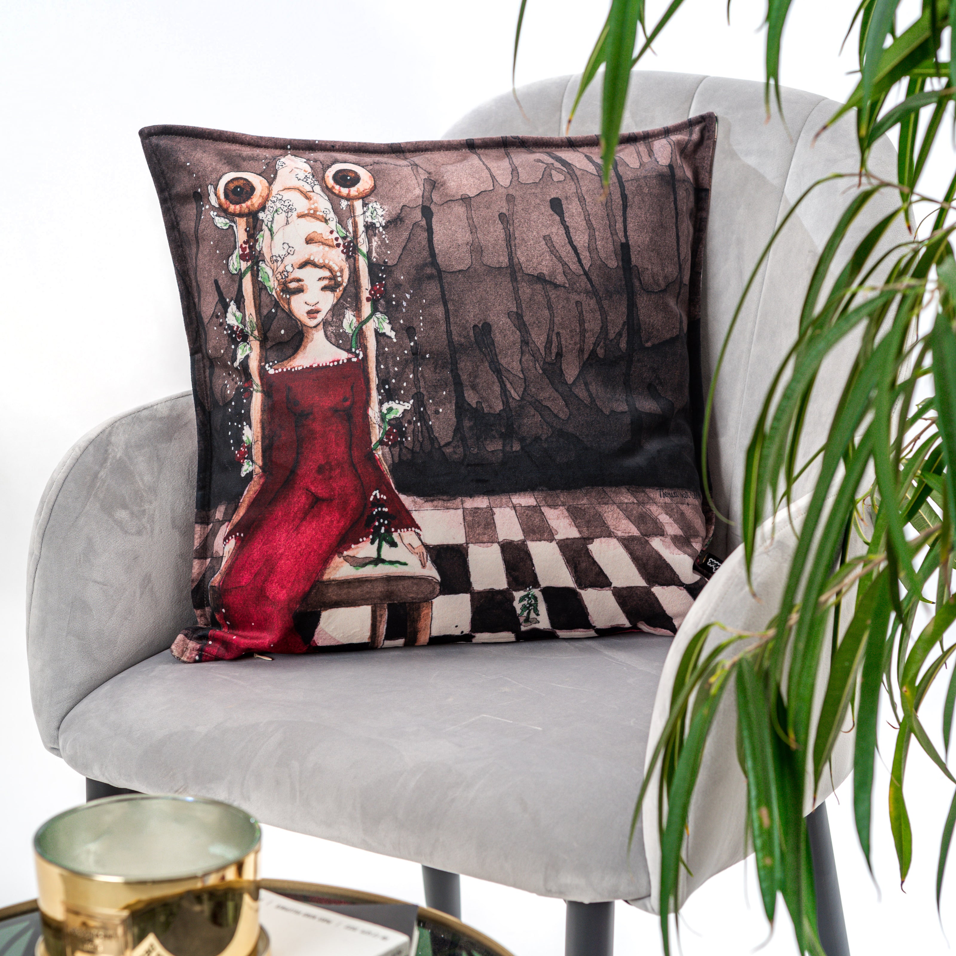 Decorative cushion Theresa Van Cherry 