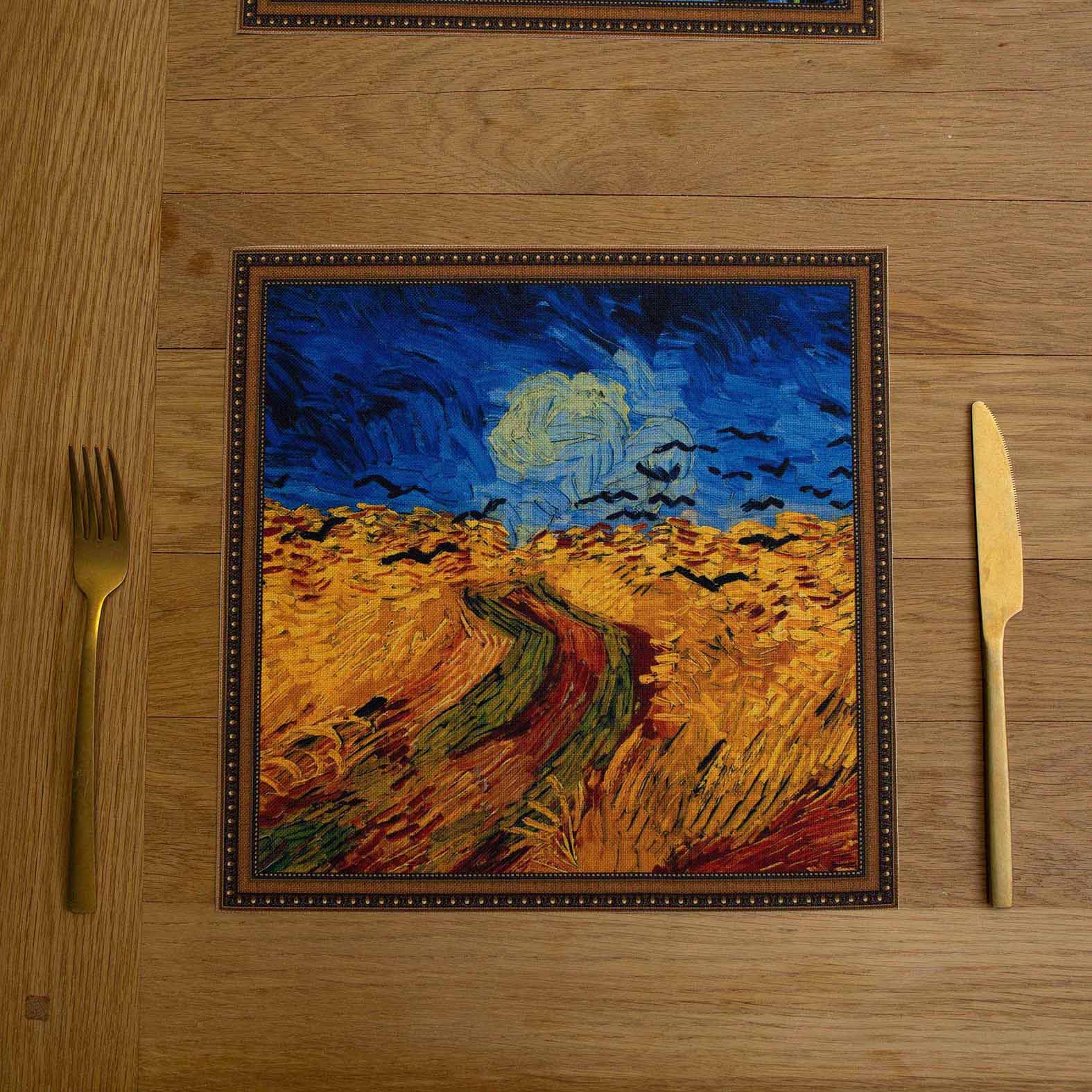 Stalo padėkliukai "Vincent van Gogh No.2" (6 vnt.)