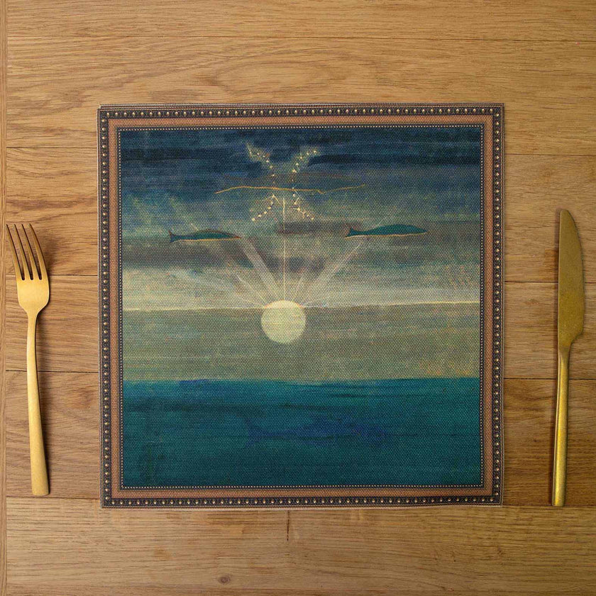 Stalo padėkliukai „Čiurlionio zodiakai