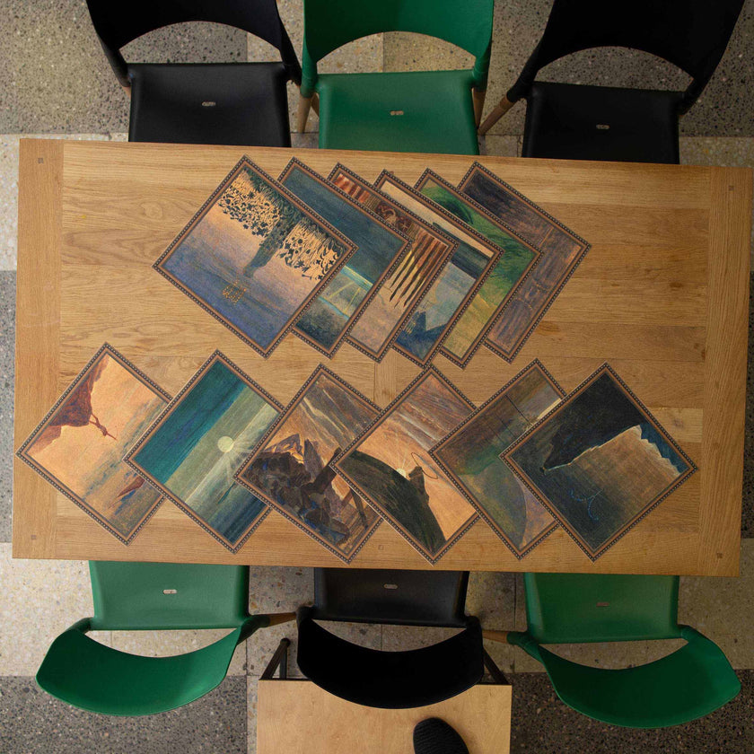 Stalo padėkliukai „Čiurlionio zodiakai