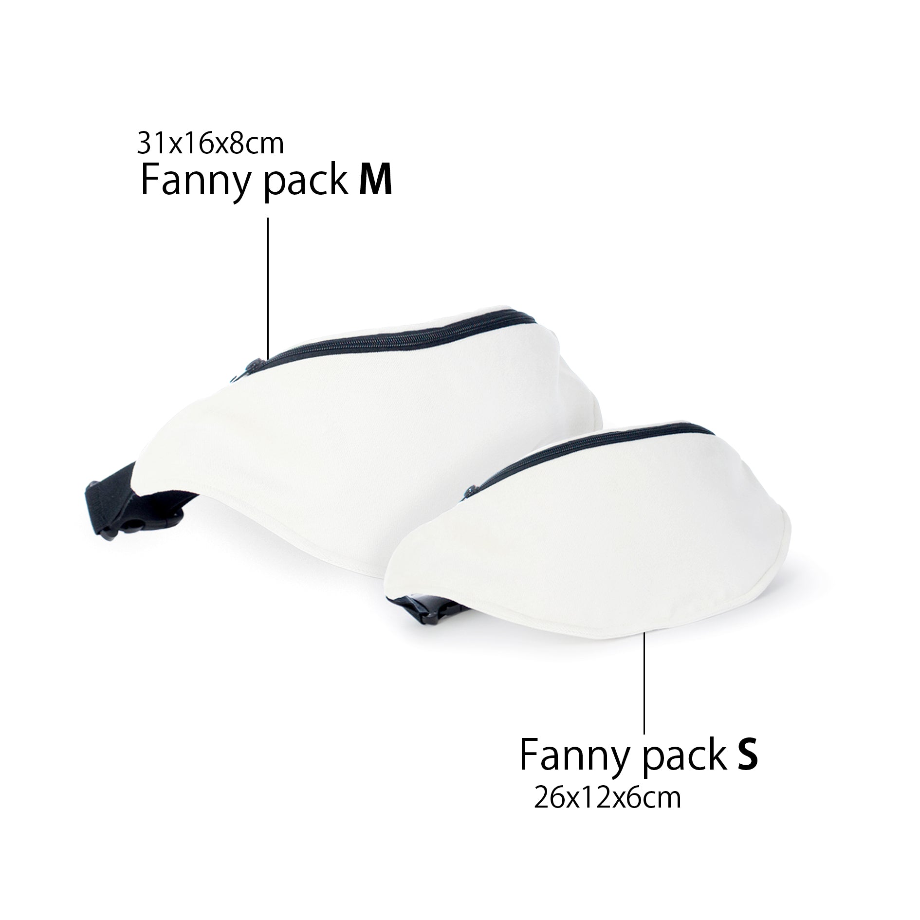 Fanny pack "Girl with a feather"