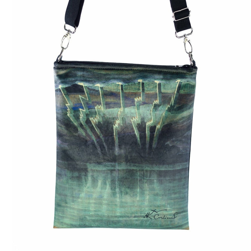 Rankinė per petį M. K. Čiurlionis „Žaibai