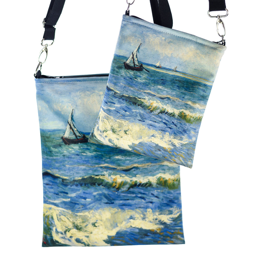 Rankinė per petį Vincent van Gogh „The Sea at Les Saintes-Maries-de-la-Mer
