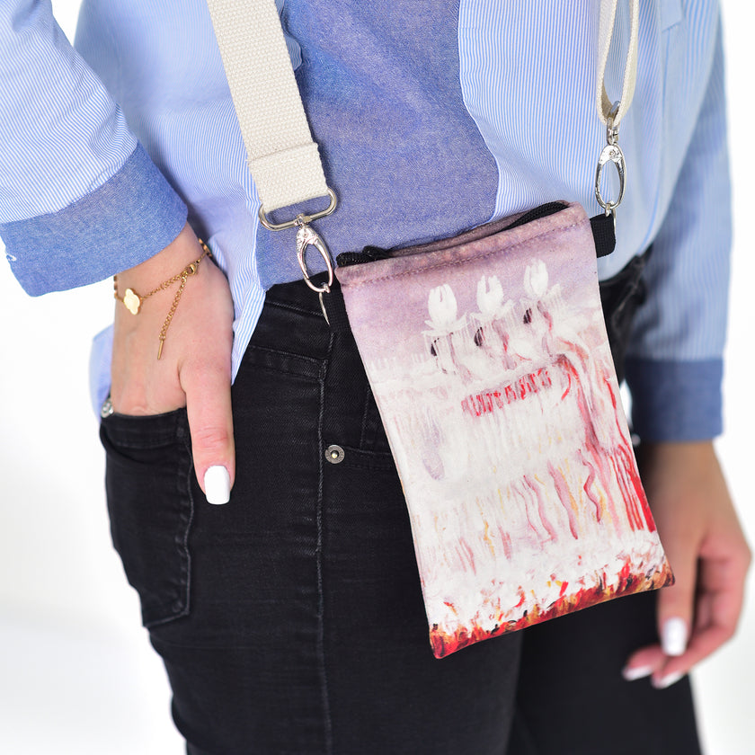 Telefono rankinė M. K. Čiurlionis „Pasaulio sutvėrimas (VIII)