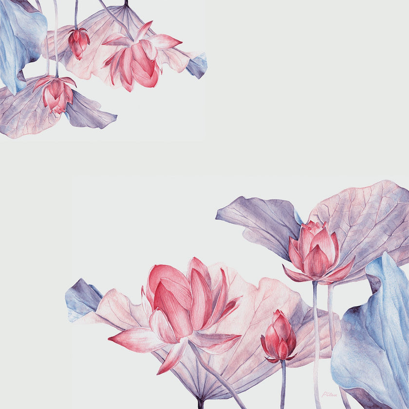 Staltiesė iš perdirbto audinio „Lelijos