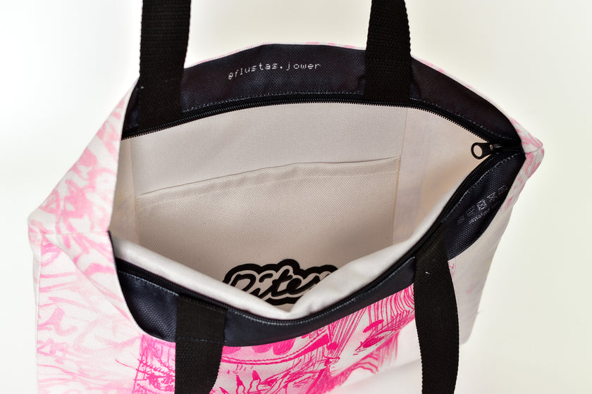 Pirkinių krepšys Flustas Jower „Strawberry