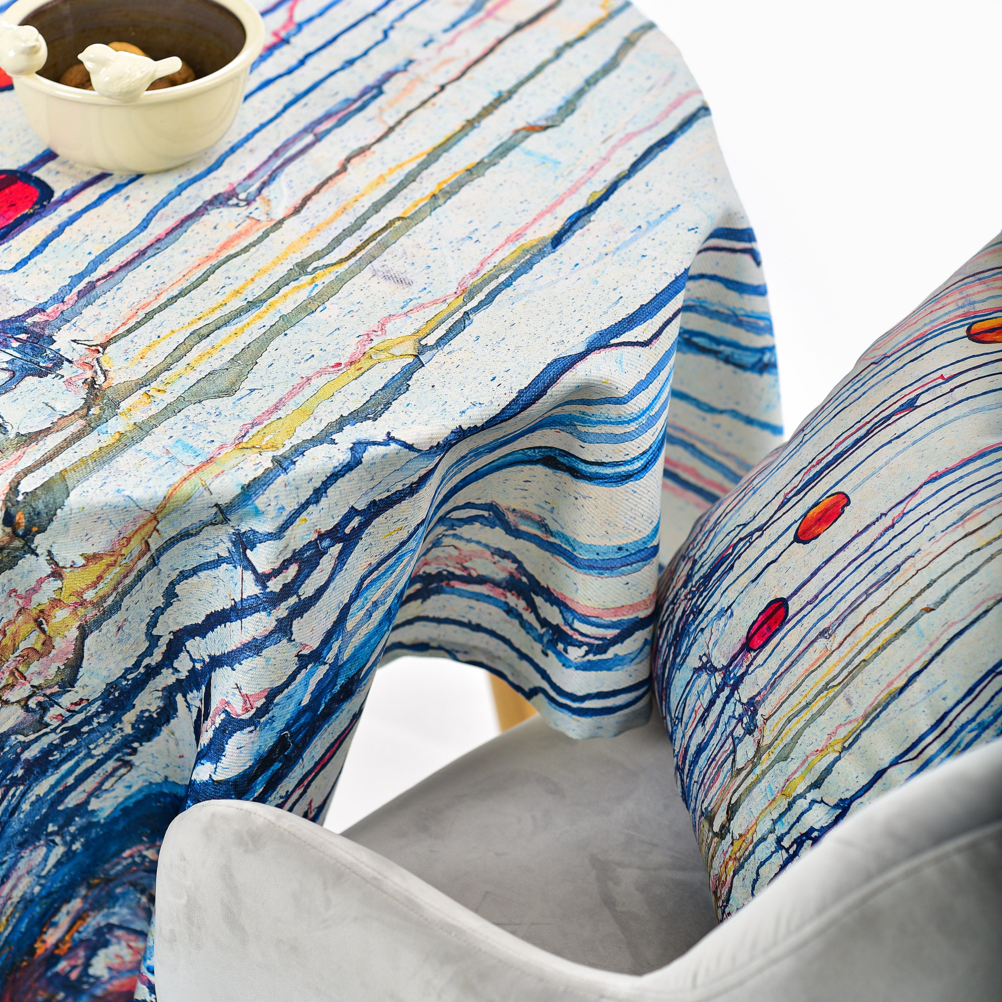 Tablecloth made of recycled fabric NeriusART 