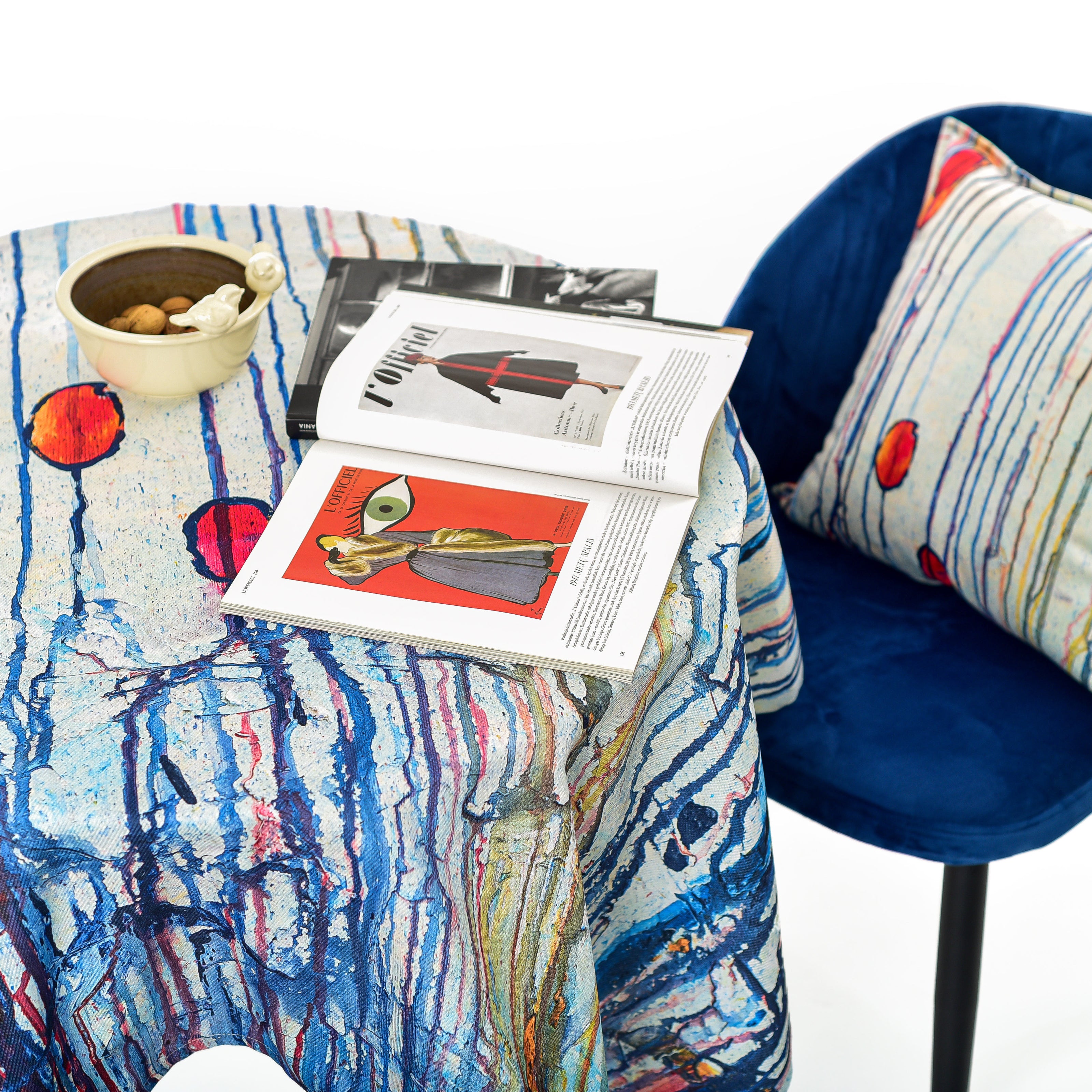 Tablecloth made of recycled fabric NeriusART 
