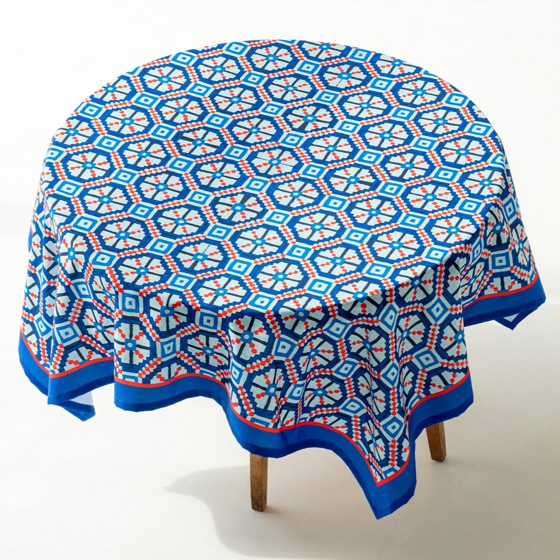 Recycled fabric tablecloth River of Scripture 115 