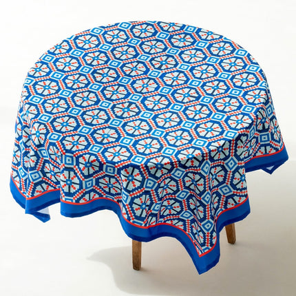 Recycled fabric tablecloth River of Scripture 115 