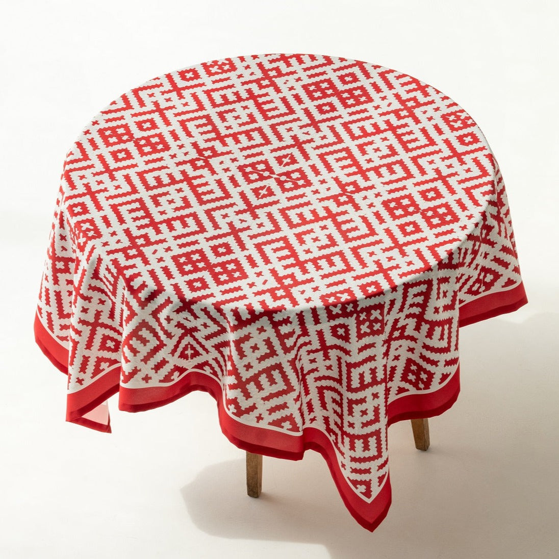 Recycled fabric tablecloth River of Scripture 116 