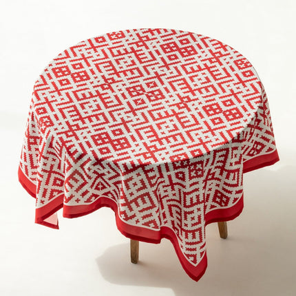 Recycled fabric tablecloth River of Scripture 116 