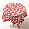Recycled fabric tablecloth River of Scripture 116 