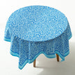 Recycled fabric tablecloth River of Scripture 117B 